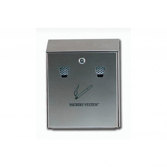 Scrumiera exterior pentru perete, inox Scrumiera exterior pentru perete, inox