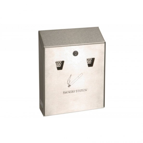 Scrumiera exterior pentru perete, inox Scrumiera exterior pentru perete, inox
