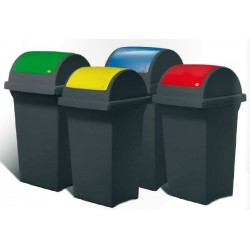 Cos gunoi TATA 50 L, colectarea selectiva - pret per bucata Cos gunoi TATA 50 L, colectarea selectiva - pret per bucata