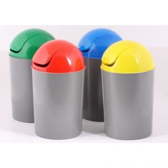 Cosuri gunoi plastic colectare selectiva, Flip Flap, 7L Cosuri gunoi plastic colectare selectiva, Flip Flap, 7L