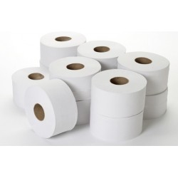Rola hartie igienica maxi-jumbo, extra alba, in 2 straturi, Maxi Jumbo, AQAS, 150 m Rola hartie igienica maxi-jumbo, extra alba, in 2 straturi, Maxi Jumbo, AQAS, 150 m