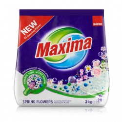 Detergent pudra Sano Maxima Spring Flowers (20sp) 2kg Detergent pudra Sano Maxima Spring Flowers (20sp) 2kg