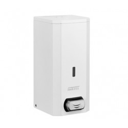 Dozator de sapun lichid, cu rezervor reincarcabil, inox vopsit alb, Mediclinics Dozator de sapun lichid, cu rezervor reincarcabil, inox vopsit alb, Mediclinics