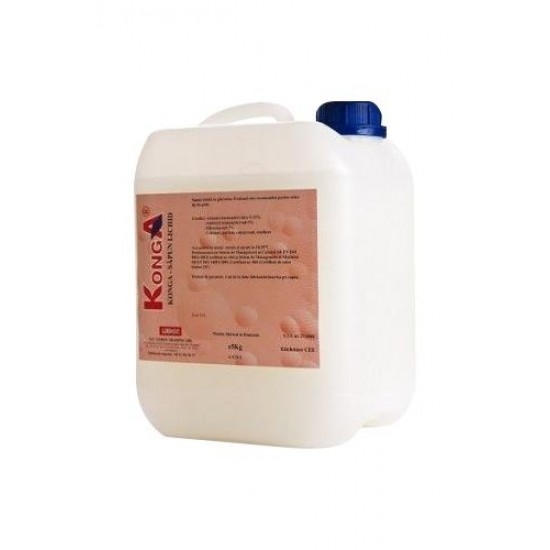 Aviz biocid - Sapun lichid cu dezinfectant, 5 L, Konga Silver Aviz biocid - Sapun lichid cu dezinfectant, 5 L, Konga Silver