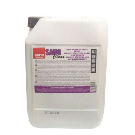 SANO CLEAR, 10l, detergent geam SANO CLEAR, 10l, detergent geam