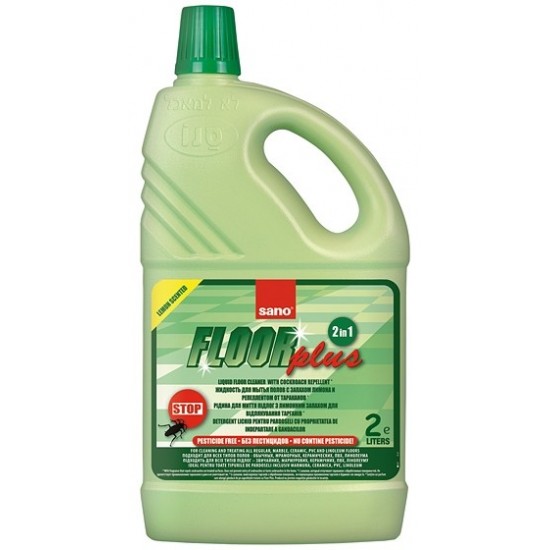 SANO FLOOR PLUS Manual, 2l, detergent pardoseala