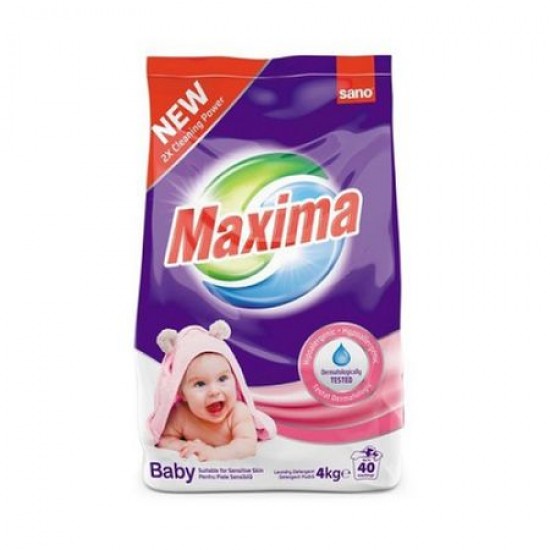 Detergent pudra Sano Maxima Baby 4kg (40 utilizari)