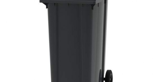 Container din plastic, 360 litri negru