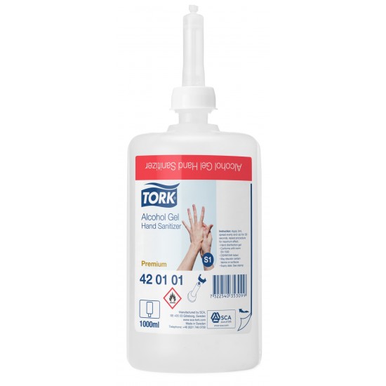 Aviz biocid - Gel Dezinfectant Alcoholgel Premium 1L Tork Aviz biocid - Gel Dezinfectant Alcoholgel Premium 1L Tork
