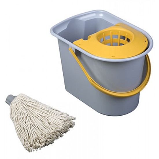 SET DE CURATENIE CU GALEATA SI MOP (FARA MANER), MINI AQUVA, VERMOP