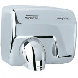 Uscator de maini, actionare cu senzor, SANIFLOW Mediclinics, din inox lucios Uscator de maini, actionare cu senzor, SANIFLOW Mediclinics, din inox lucios