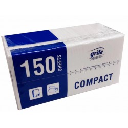 Servetele de masa la pachet, Super 150V Compact, albe, 150 buc., 110x225mm Servetele de masa la pachet, Super 150V Compact, albe, 150 buc., 110x225mm