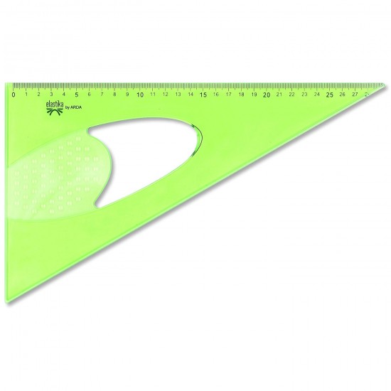 Echer flexibil, din plastic, 60 grade, 30 cm, Elastika, ARDA Echer flexibil, din plastic, 60 grade, 30 cm, Elastika, ARDA