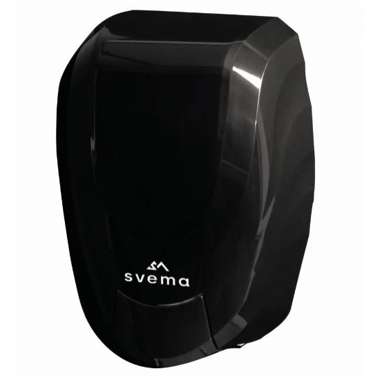Dozator manual EVEREST-M pentru sapun abraziv, negru, 2000 ml