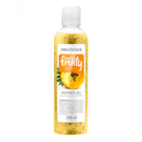 Gel de dus cu ananas si papaya Fresh and Fruity Organique 250 ml Gel de dus cu ananas si papaya Fresh and Fruity Organique 250 ml