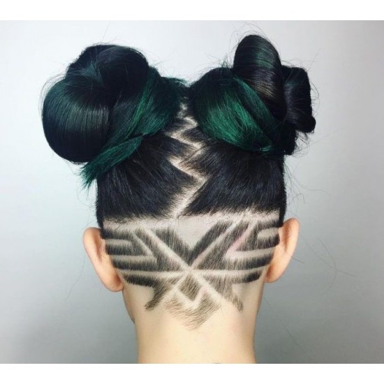 Șabloane autoadezive pentru realizarea tatuajelor pe păr Hair Tattoo Labor Pro 4 buc