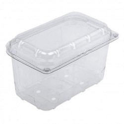 Bax cu 480 bucati de Caserole transparente pentru fructe, cu capac atasat, 1000g Bax cu 480 bucati de Caserole transparente pentru fructe, cu capac atasat, 1000g