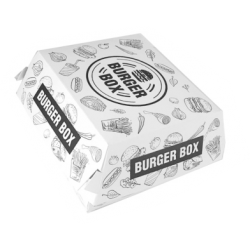 Set de 100 bucati, Hamburger box Urban, 13x13x11cm XL Set de 100 bucati, Hamburger box Urban, 13x13x11cm XL