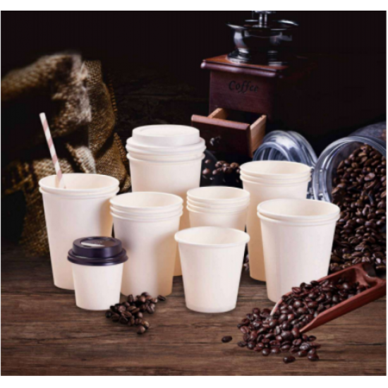 Pahare carton albe - 14 oz (410 ml) - 100 buc. Pahare carton albe - 14 oz (410 ml) - 100 buc.