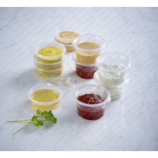 Set 1000 bucati, Sosiera rotunda fara capac, 80ml Set 1000 bucati, Sosiera rotunda fara capac, 80ml