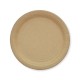 Set de 100 bucati, Farfurie kraft ECO - D23 Set de 100 bucati, Farfurie kraft ECO - D23