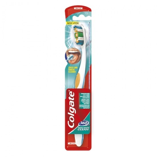 Colgate 360 Medium periuta de dinti Colgate 360 Medium periuta de dinti