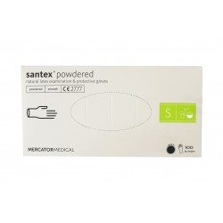 Manusi Santex din Latex pudrate 100buc/cutie Manusi Santex din Latex pudrate 100buc/cutie