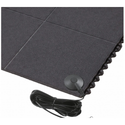 Covoraș de descărcare electrostatică Notrax Negru Cushion Ease Solid 	91 cm x 91 cm