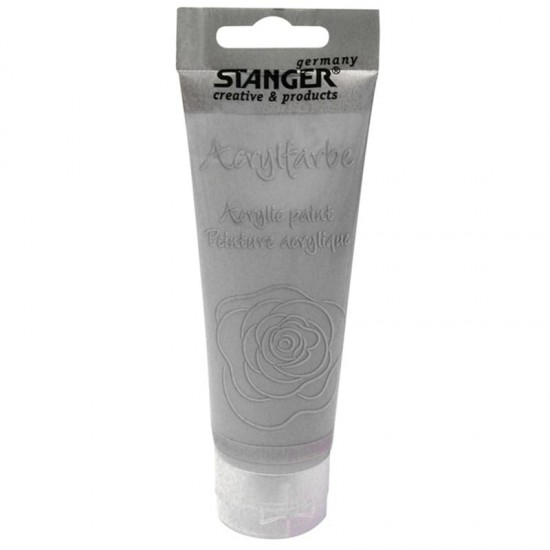 Vopsea acril Stanger - argintie, 75 ml Vopsea acril Stanger - argintie, 75 ml