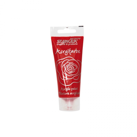 Vopsea acril Stanger - rosu carmin, 75 ml Vopsea acril Stanger - rosu carmin, 75 ml