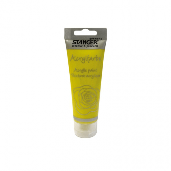 Vopsea acril Stanger - galben cadmiu, 75 ml Vopsea acril Stanger - galben cadmiu, 75 ml