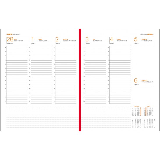 Agenda Lux, 21 x 27 cm, 152 pagini Agenda Lux, 21 x 27 cm, 152 pagini