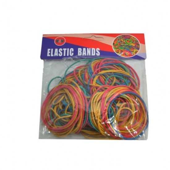 Elastice bani diverse culori, diametru 38mm, 100 grame