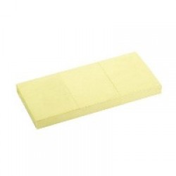 Notite adezive, post-it 38x51mm, 3 buc/set galben  Notite adezive, post-it 38x51mm, 3 buc/set galben