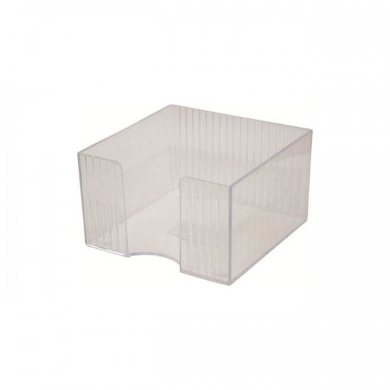 Suport cub hartie din plastic transparent 9 x 9cm,  FLARO