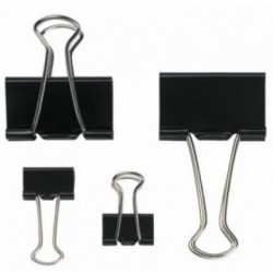 Clip metalic Binder Clips 15 mm, 12buc/cutie Clip metalic Binder Clips 15 mm, 12buc/cutie