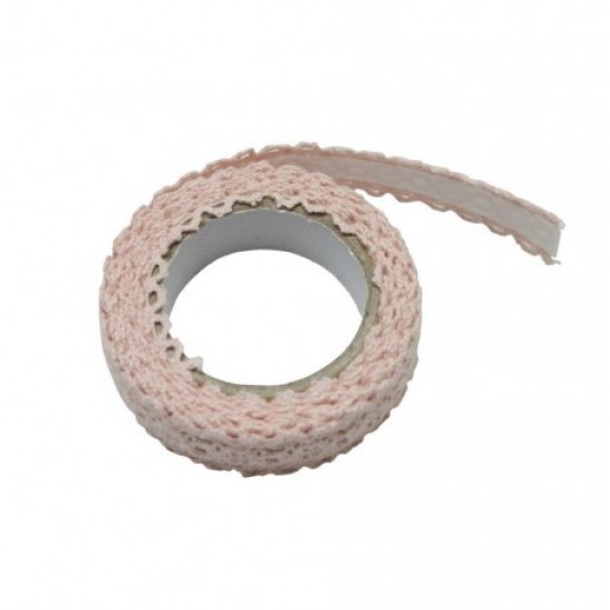 Accesorii craft - ad051 roz dantela autoadeziva Accesorii craft - ad051 roz dantela autoadeziva