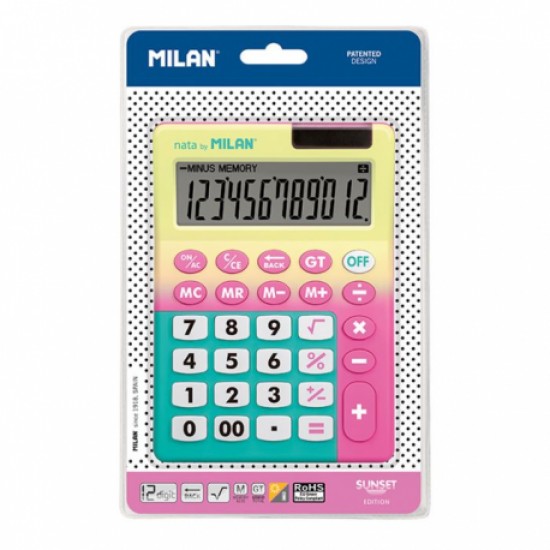 Calculator 12 dg milan 151812snpbl Calculator 12 dg milan 151812snpbl