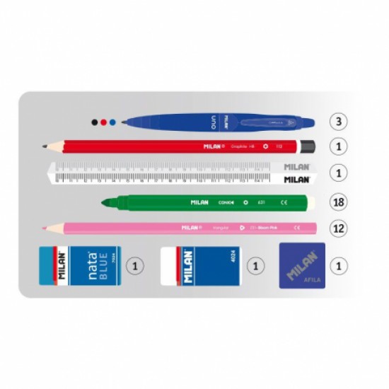 Geanta echipata pentru desen 831nlgr milan Geanta echipata pentru desen 831nlgr milan
