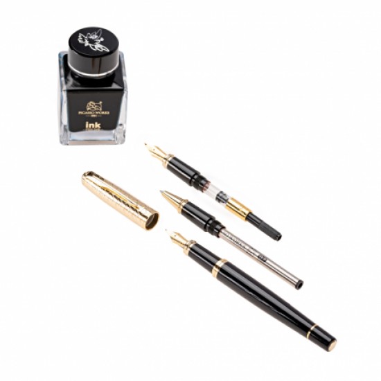 Set stilou caligrafic+roller+calimara picasso 888 Set stilou caligrafic+roller+calimara picasso 888