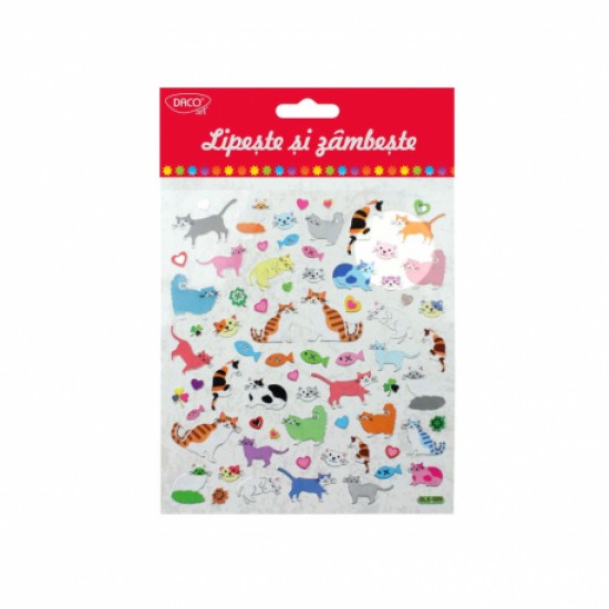 Abtibild - ab042 pisici lipeste si zambeste daco Abtibild - ab042 pisici lipeste si zambeste daco