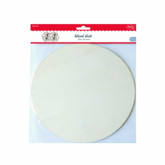 Accesorii craft - ad333 disc de lemn 25.5cm daco Accesorii craft - ad333 disc de lemn 25.5cm daco