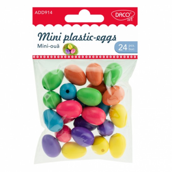 Accesorii craft - add914 mini oua plastic 2.5 cm daco Accesorii craft - add914 mini oua plastic 2.5 cm daco