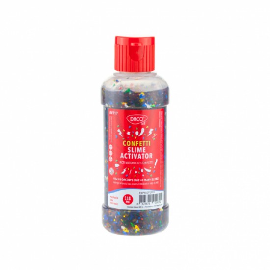 Activator slime cu confetti 118ml daco av117 Activator slime cu confetti 118ml daco av117