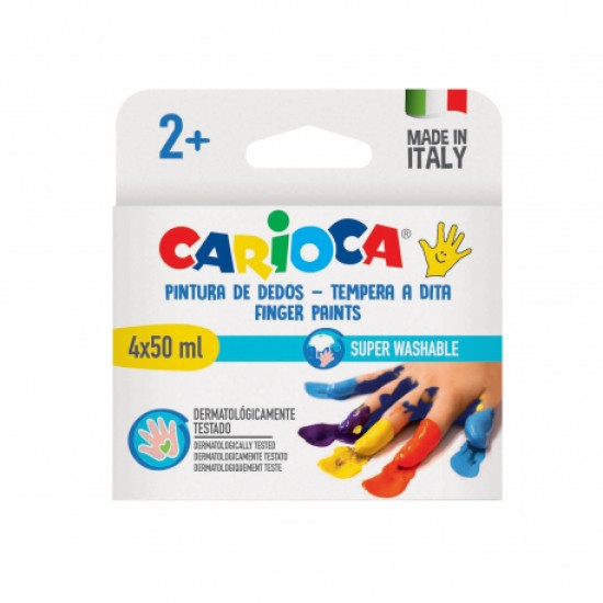Acuarele finger 4x50 ml carioca baby 43173 Acuarele finger 4x50 ml carioca baby 43173