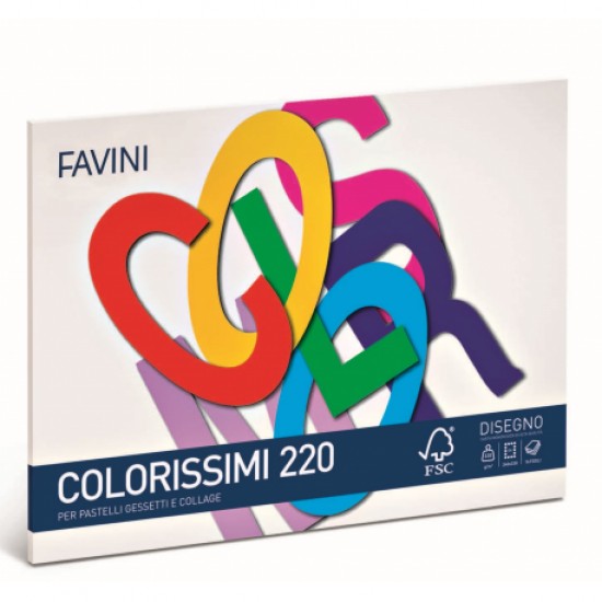 Bloc desen d4 16 file 220g/mp colorissimi