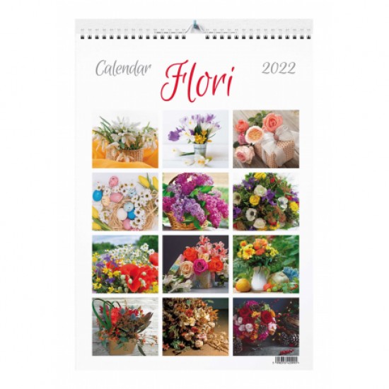 Calendar perete 2022 flori