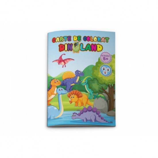 Carte colorat dinoland Carte colorat dinoland