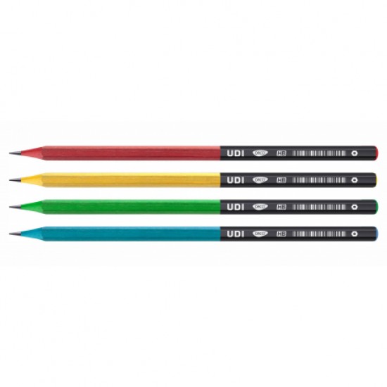Creion negru cu radiera udi daco cg110