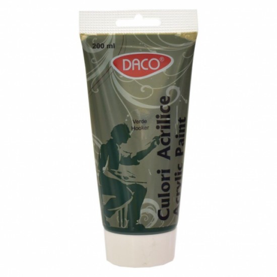 Culori acril 200ml daco verde hooker cu3200vh Culori acril 200ml daco verde hooker cu3200vh